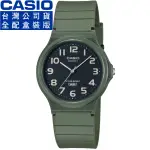 【CASIO 卡西歐】卡西歐薄型石英錶-綠(MQ-24UC-3B 全配盒裝)