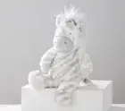 Pottery Barn Kids PBK Plush ZEBRA Security Lovey Baby Toy NEW