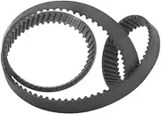 Timing Belt 2GT-308/320/334/336/344/348/350/360/376/386 Closed Loop Rubber Synchronous Belt Width 6/10 Mm for 3D Printer Parts(2GT334-167T-334 mm,10mm)