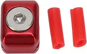 EVTSCAN Portable Aluminum Alloy Archery Rest，Archery Accessories with 2Hose，Arrow Rest Cable Clamp Buckle，for Compound Bow(Red)