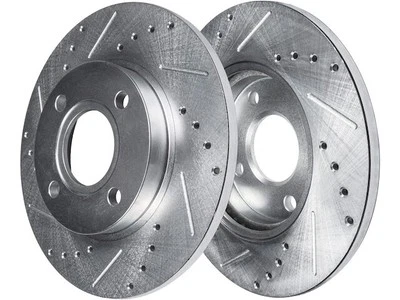 For 2016-2023 Mazda MX5 Miata Brake Rotor Set Rear Detroit Axle 46659VDFK 2017 (for: Mazda)