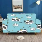 Cat Shadow Light Stretch Sofa Cover Lounge Couch Slipcover Recliner Protector