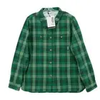 NWT STIO Hutkeeper Flannel Shirt Jacket Green Herbage Plaid Women's Size XL