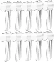 Toothbrush Head Covers Compatible with Oral-B Braun Replacement Brush Heads, Clear Toothbrush Protection Cover, Tooth Brush Head Covers for Home, Travel and Everyday Use(10 PCS)