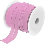 uxcell 3/4 Inch Single Fold Bias Tape Cotton Continuous Bulk Bias Tape for Sewing, Seaming Quilting Hemming Binding Crafts (Rubber Red 25 Yards)