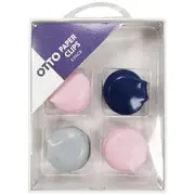 Otto Magnetic Paper Clips Assorted 8 Pack