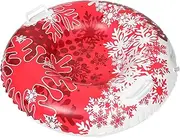 LOORGVEL Inflatable Snow Tube for Heavy Duty PVC Ski Sled with Bright Patterns for Outdoor Winter Fun Portable and Safe Design for Exciting Sledding Adventures