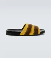 [Marni] Marni Fussbett striped slides AU 7 yellow