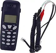 Angoily Corded LCD Display Telephone Tester Reliable Incoming Call Detection Easy to Use Design for Hotels and Offices Practical Desktop Phone with Ringer Volume Stable and Functional