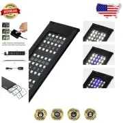 Aluminum LED Light Hood with Touch Control for Reptile Habitat - 20,000 Hours