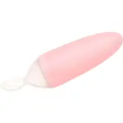 Boon Squirt Baby 90ml Food Dispensing Feeding Spoon Silicone Utensil Blush 4m+