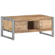 Coffee Table 95x50x40 cm Rough Mango Wood vidaXL