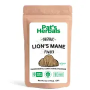 Organic Lion's Mane Powder | Hericium Erinaceus | Eco Friendly Bag | Patsherbals