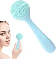 Facial Cleansing Brush, Silicon Face Wash Brush, Facial Cleansing Brushes for Cleaning and, Face Massager Gently Cleans Deep-Seated Dirt, Excess Oil and Makeup Stains from Pores,