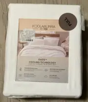 New KOOLABURRA BY UGG Oasis Cooling Full Sheet Set, White