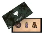 Pinfinity Magic The Gathering MTG Black Collection Mana AR Pin Badge Set NEW