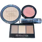 Revolution Contour Kit Light Medium + Pro Illuminate + Blush + More