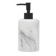 Porto Plaza Resin Hand Soap Dispenser Container Bath Organiser 18cm Marble