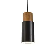 Mercator Lois Nordic Metal & Natural Timber Top Pendant Light