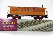 HO TYCO WESTERN ATLANTIC W&A Old Time Coach Car LOW SHIP Boxed