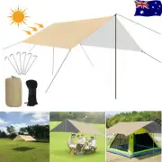 Hammock Rain Fly Tent Tarp 3x3m,Portable Lightweight Waterproof Camping Sunshade