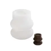 Silicone Stand Molds Geometric Striped Shape Resin Craft Molds for