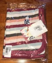 Kickee Pants Girl Bamboo Geology Stripe Swaddling Blanket Swaddle New