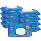 Flushable Wipes, Fresh Scent with Aloe & Vitamin E, Adult Wet Wipes, Total 54...