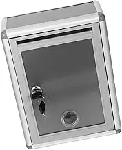SHINEOFI Wall Mounted Lockable Suggestion Box Durable Mailbox for Outdoor Use Secure Key Lock for Complaints and Suggestions Space Saving Design for Home Office and School