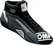 OMP Unisex Sports Boots My2022 Black/White Size 45 Fia 8856-2018 Boat Shoe, Standard EU, Standard, 11.5 US