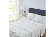 Laura Ashley Brampton Stripe Sheet Set - Midnight Blue