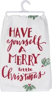 Primitives by Kathy Have Yourself A Merry Christmas Kitchen Towel
