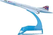 Air Franch Concorde Airways Diecast Alloy Metal Airplane Model Aircraft with Base Collection Display Gifts 16cm(AirBritish)