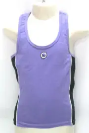 Paul Wright Girl's Muscle Tank Dance Top, Jacaranda or Pale Blue Cotton Spandex