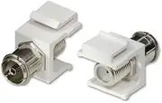 LINDY Coax to F-Type Keystone, Pack of 2