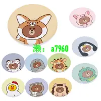 在飛比找露天拍賣優惠-【可開發票】LINE Friends 彩繪系列 珪藻土杯墊(