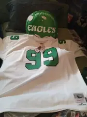 Jerome Brown #99 Philadelphia Eagles Mitchell & Ness 1990 Jersey Sz 4XL) NWOT