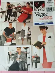 Vogue Pattern 2023 Jacket Dress Top Skirt Pants Career Wardrobe 18 20 22 UNCUT