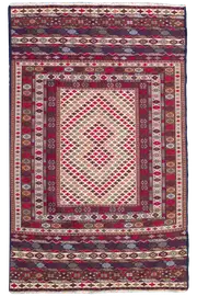 Baluch - Afghan Hand Knotted Wool Rug - 200x115 cm by Cyrus Rugs