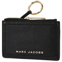 在飛比找PChome24h購物優惠-MARC JACOBS 馬克賈伯 浮雕LOGO證件鑰匙零錢包