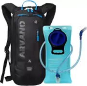 Hydration Pack Backpack with 2L TPU Water Bladder, Small Bike Backpack for Men W