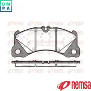 BRAKE PAD SET DISC BRAKE 1345.40 FOR PORSCHE MACAN MCT.BB/BC/BA 3.0L 6cyl MACAN