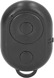 Phone Remote Control Selfie Button, Bluetooth Button with USB Type C Charging, Remote Page Turner Selfie Clicker for Photos & Videos (Black)