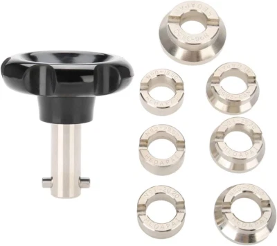 Watch Back Case Opener with 7 Dies Repair Tool
