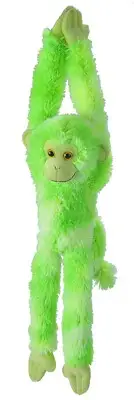 Wild Republic: Monkey Multi Vibe Green - 22" Hanging Plush Toy