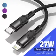 Short USB C to iPhone PD Cable Fast Charging for iPhone 14 13 12 11 Pro Max XS 8