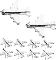 24pcs Airplane Push Pins Stylish Decorative Thumbtacks for Bulletin Boards Maps and Photos Unique Metal Wall Decor for Home and Office