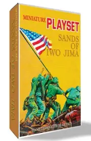 Marx Miniature Sands of Iwo Jima Play Set Box
