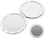 Baluue Cute Compact Mirror for Women Portable Handheld Makeup Mirror Small Travel Vanity Mirror Space-efficient Folding Design
