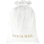 Personalised Luxury Velvet Santa Sack Snow White 60 cm by 90 cm